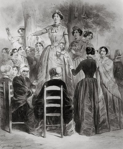 Club de mujeres, siglo XIX de Gustave Janet